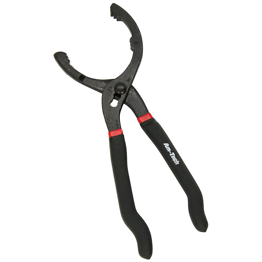 12-inch Adjustable Oil Filter Plier  Made from drop forged steel with cushion handles