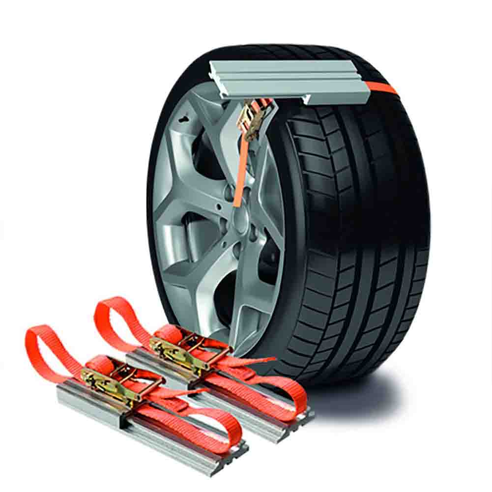 Car Tire Anti-skid chain for SUV pick-up 4x4 cars replacement winter snow chains in terrainFast easy mounting on a car wheel Practical packaging for each car